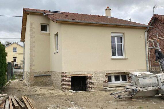 Moncourtois david entreprise maconnerie ravalement facade isolation amenagement garage