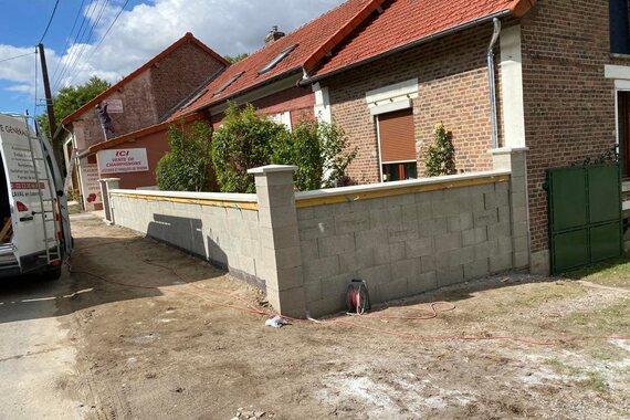 Moncourtois david entreprise maconnerie ravalement facade isolation creation mur cloture